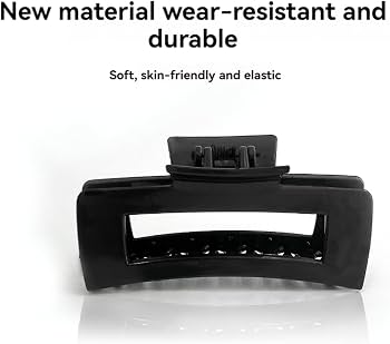 Soft Silicone Hair Claw Clip